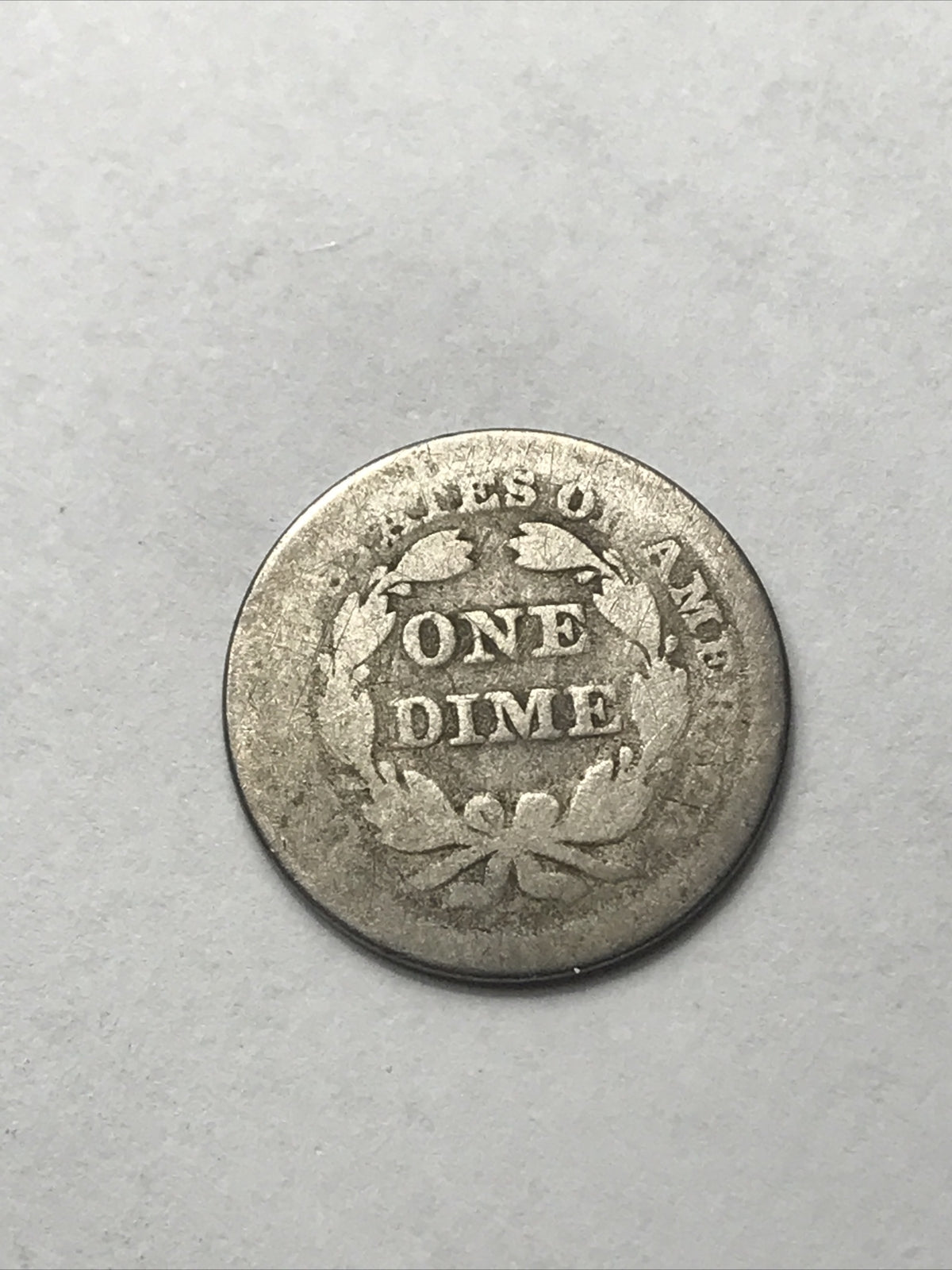 1854 Seated Liberty Dime Silver 90% Coin #BB854 Arrows