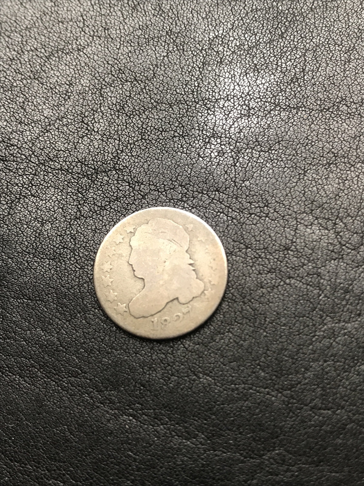 1827 10c Capped Bust Silver Dime JR-4 R-2 RARE #YU832