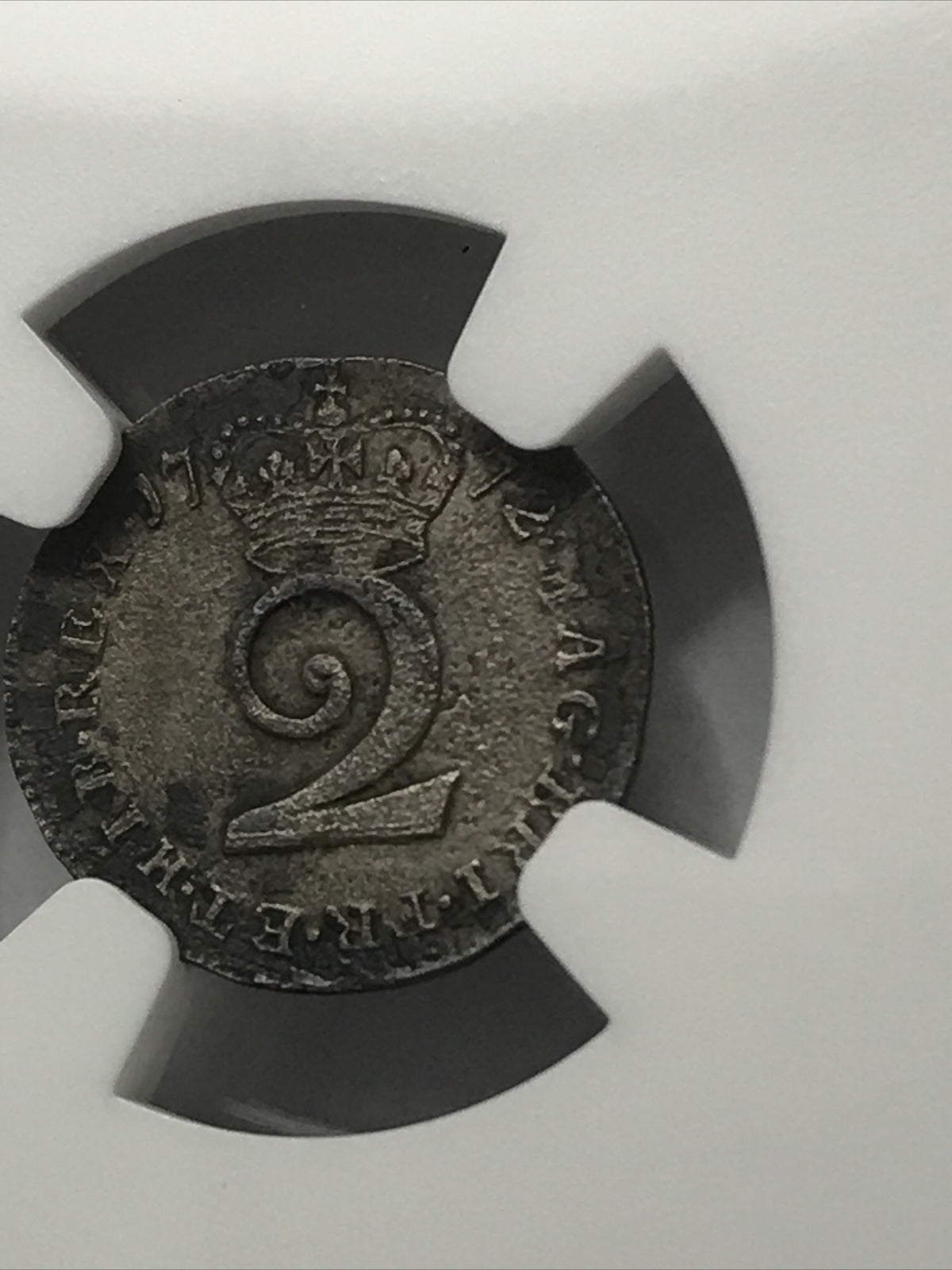 1772 Great Britain Silver 2P Two Pence Maundy 2P Coin NGC UNC