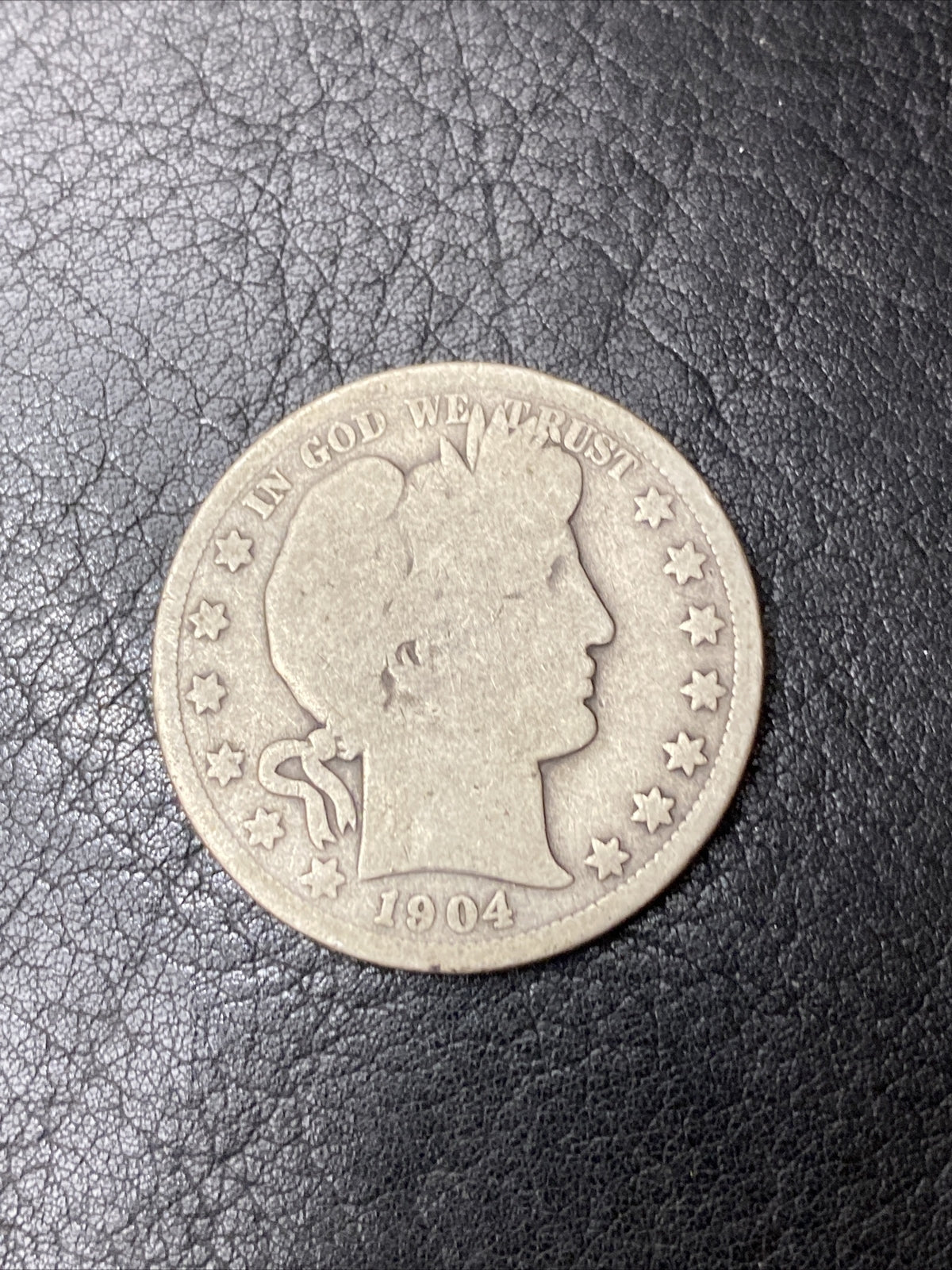 1904-S Barber Half Dollar Key Date Rare #2467-10