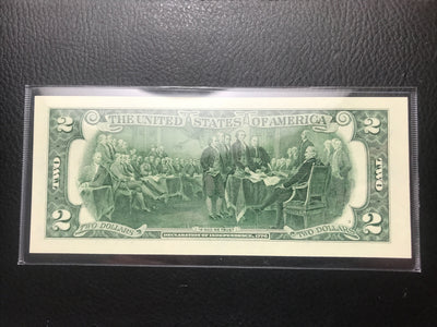 $2 Rare Uncirculated Low FOUR (4) Digits  ⭐️ STAR NOTE ⭐ 1453*