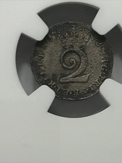 1772 Great Britain Silver 2P Two Pence Maundy 2P Coin NGC UNC