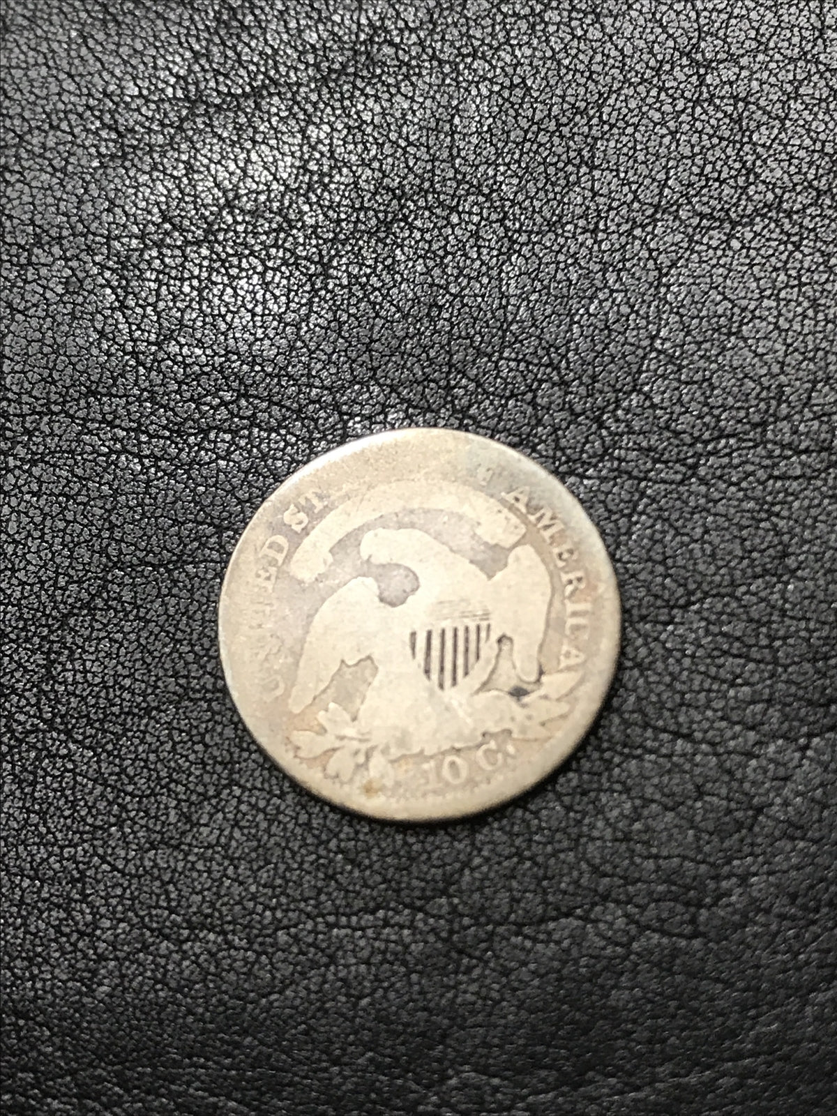 1837 Capped Bust Dime Silver 10c Coin #WR636