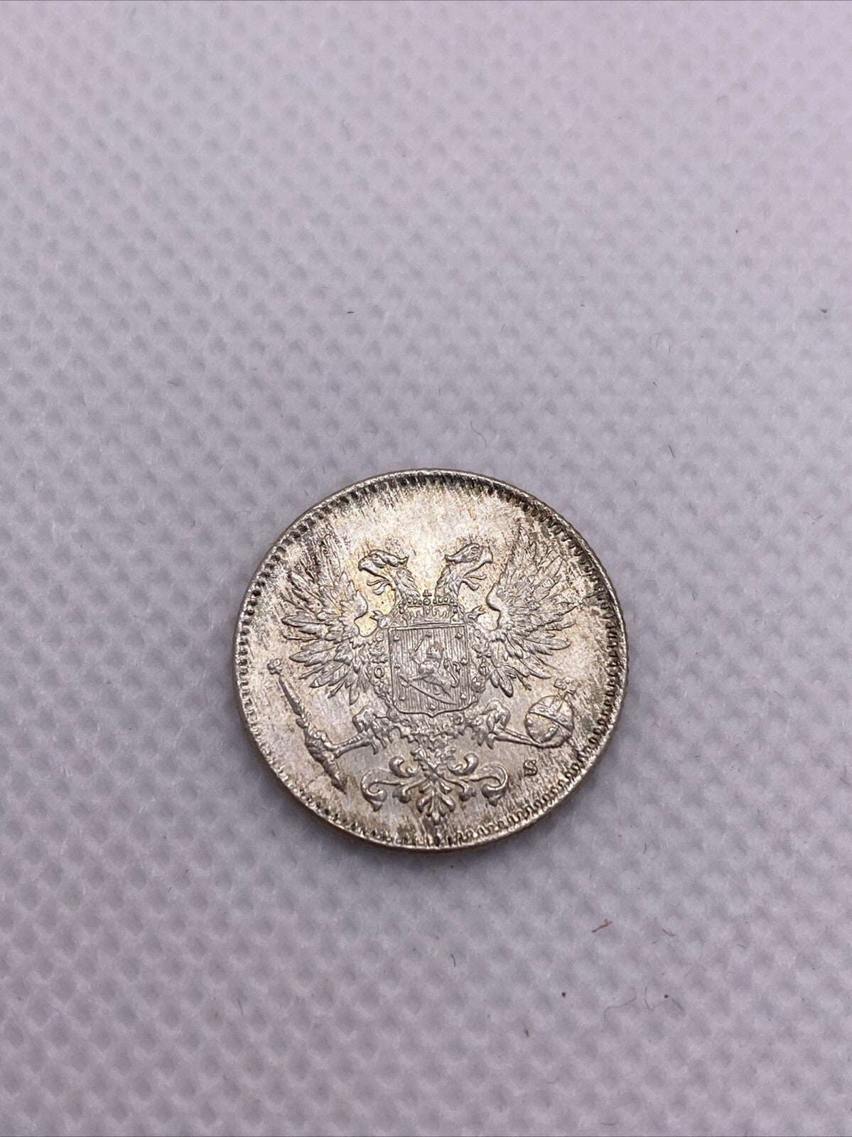 1917 S Finland 50 Pennia With Crown Grand Duchy #552-10