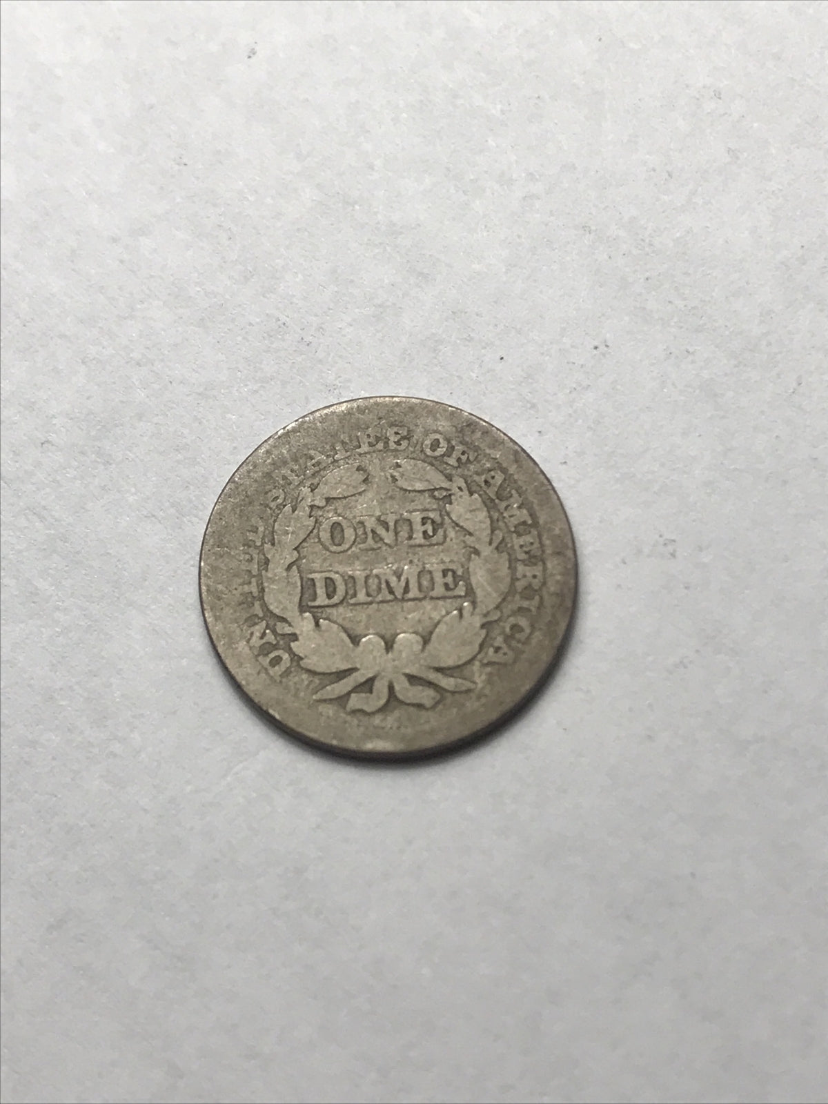 1841 Seated Liberty Silver Dime #LX654