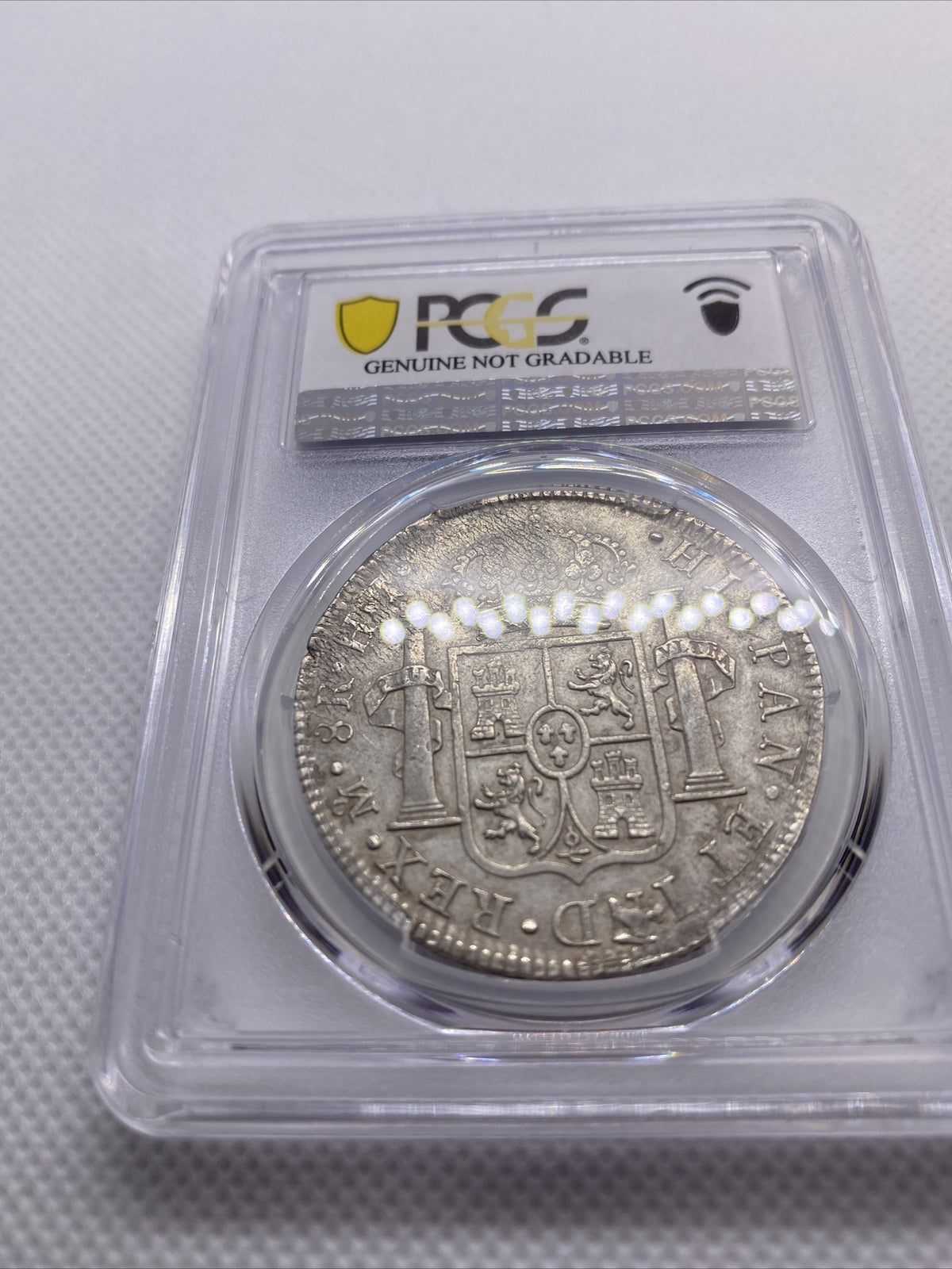 1811 Mo HJ Mexico 8 Reales Armored Bust Large Silver Coin PCGS XF Details #7951