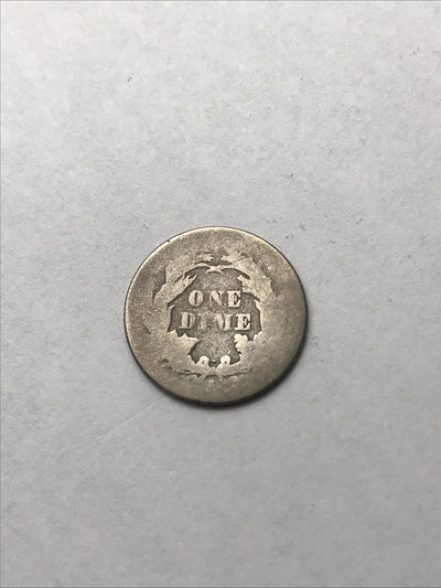 1875 S Seated Liberty Dime 10c Great Coin #EYY948
