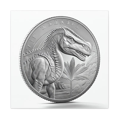 Dragon Coin Print Canvas Dragon Poster Dragon Coin Canvas Dragon Wall Art Print
