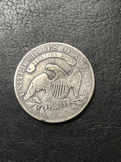 1829 Capped Bust Half Dollar 50c Lettered Edge Silver Coin #67844