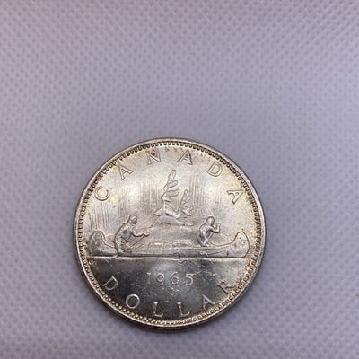 1965 Canada Silver Dollar Uncirculated Beautiful Silver Coin #2698-10