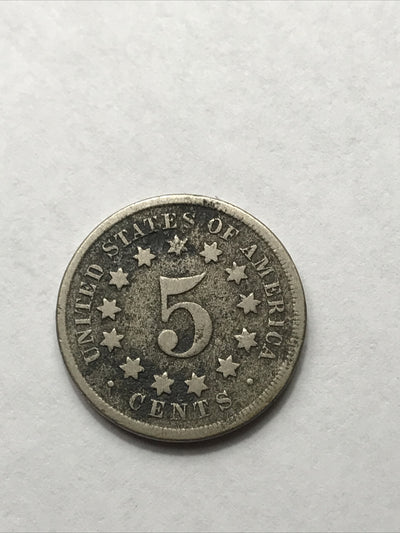 1869 Shield Nickel Great Beautiful Coin #EE1869