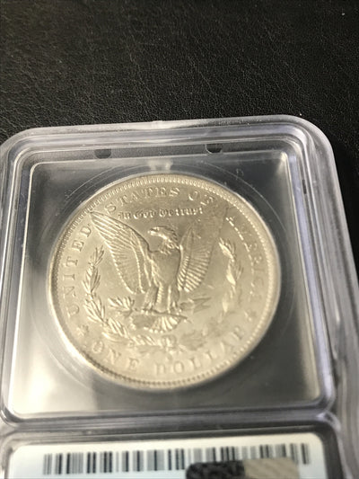 1884 O Morgan Silver Dollar ICG AU58 Det. Silver Coin #3402