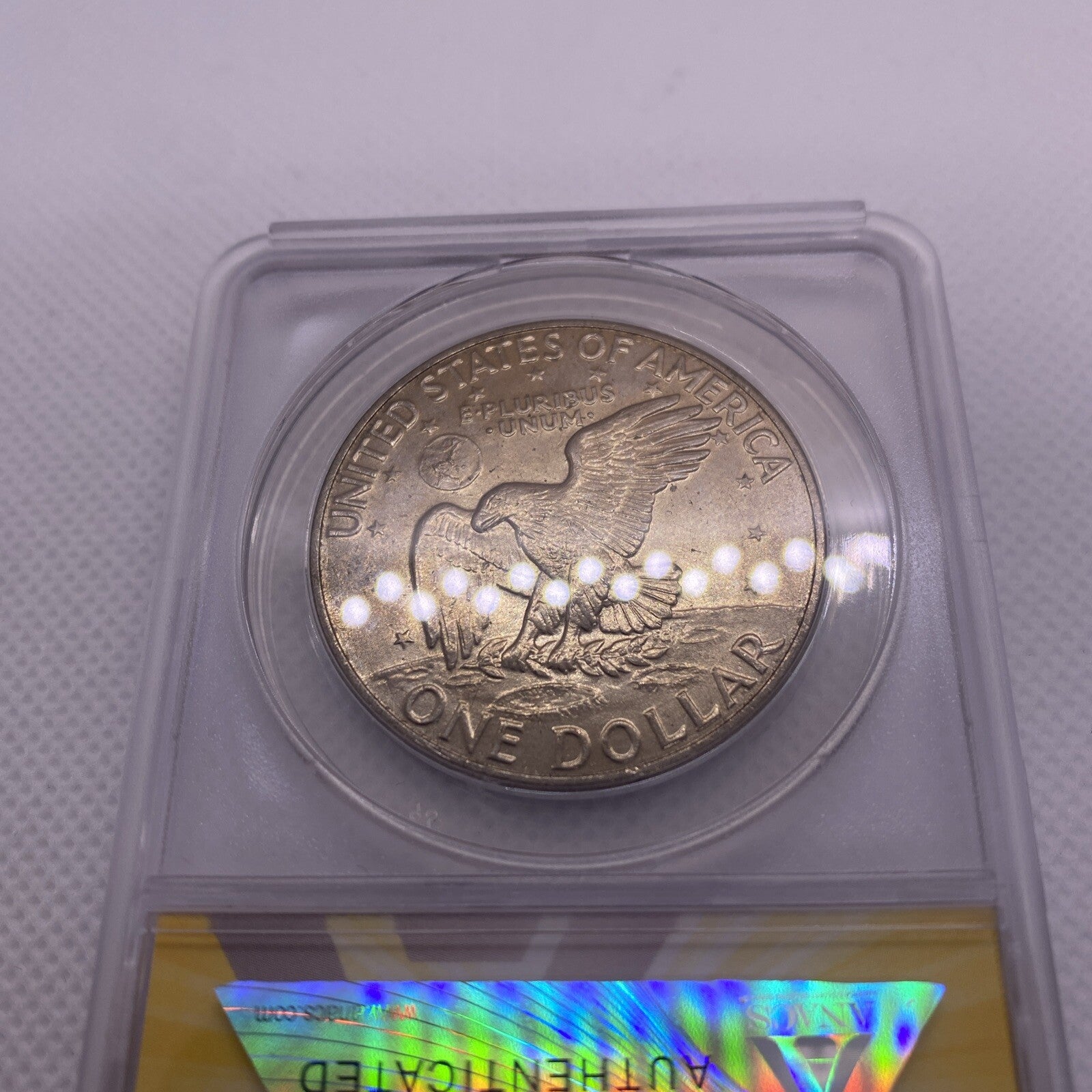 1972 D Eisenhower Ike Dollar DDO-002 & DDR-002  ANACS MS64
