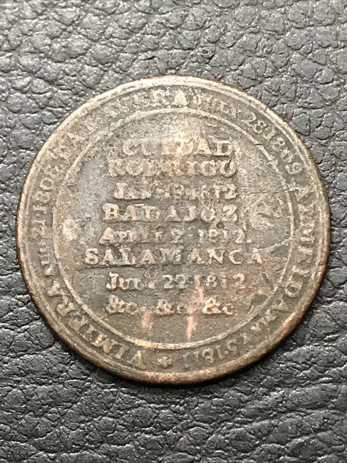 1812 Halfpenny Half Penny Token Wellington Canada #1812-XTEG