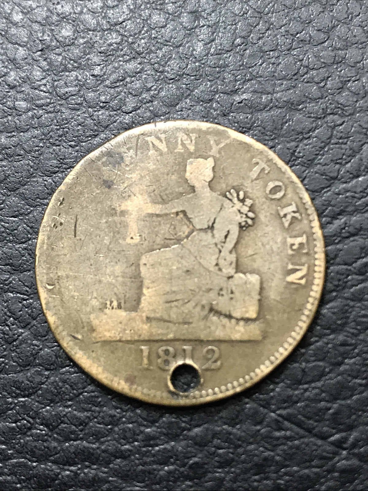 1812 Lower Canada Tiffin Halfpenny Token Breton 960 #1812-HLF-TKN-1