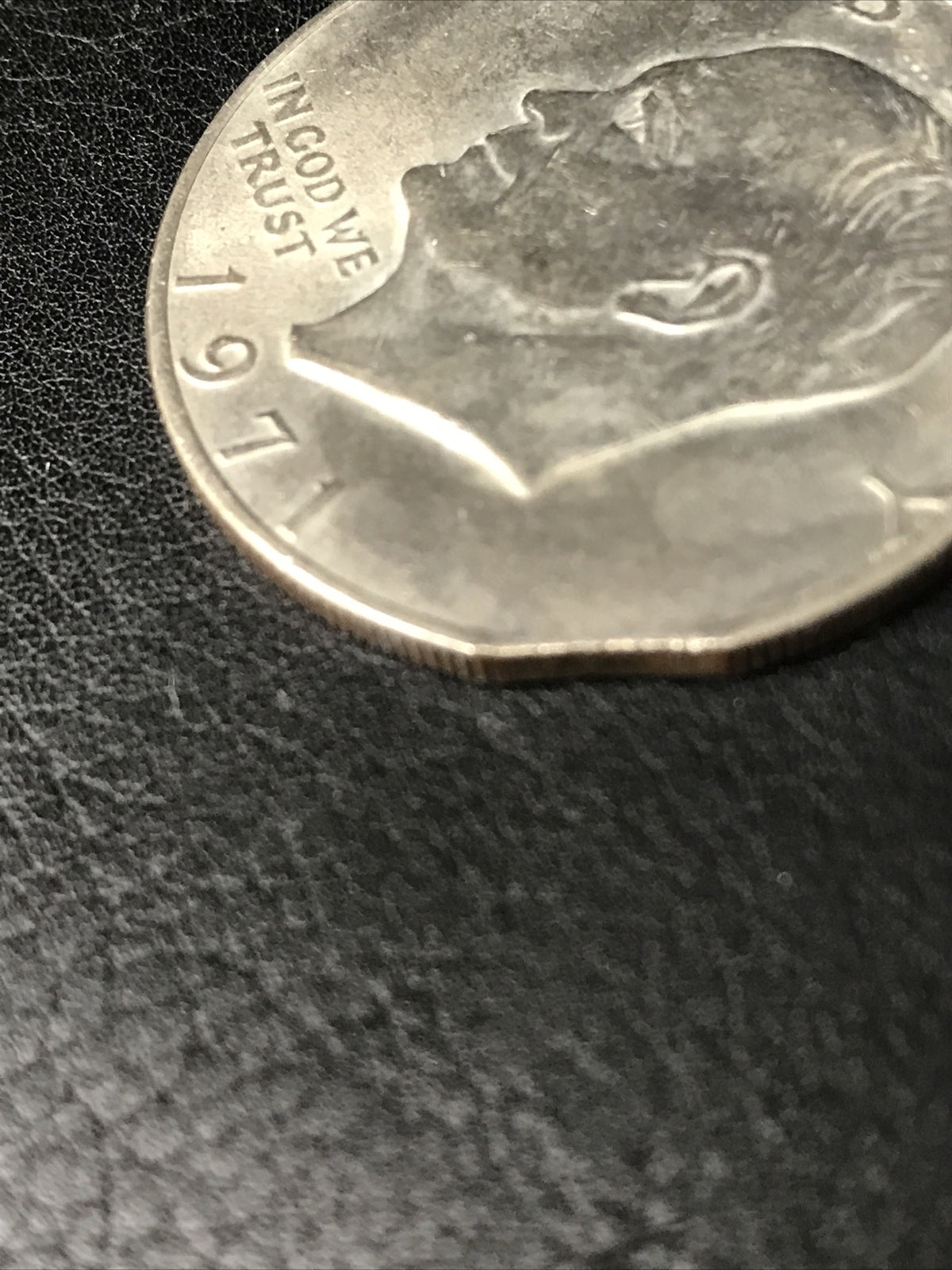 1971 Ike Dollar Clipped Planchet Error Eisenhower $1 One Dollar Error Coin
