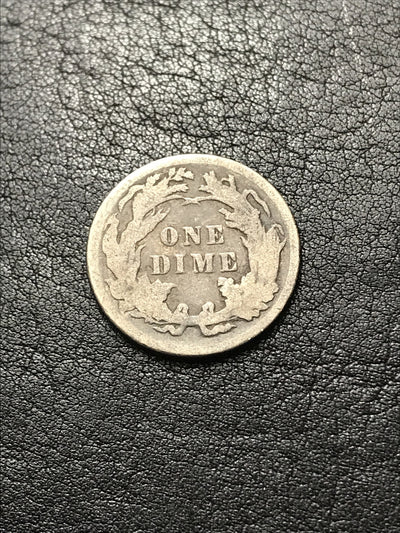 1887 Seated Liberty Dime Silver Coin #6590