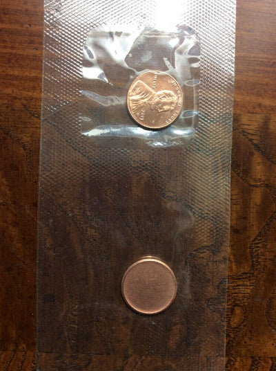 Mint Error Coin Blank Lincoln Penny Planchet Cool Piece Plus 2013 D Cent