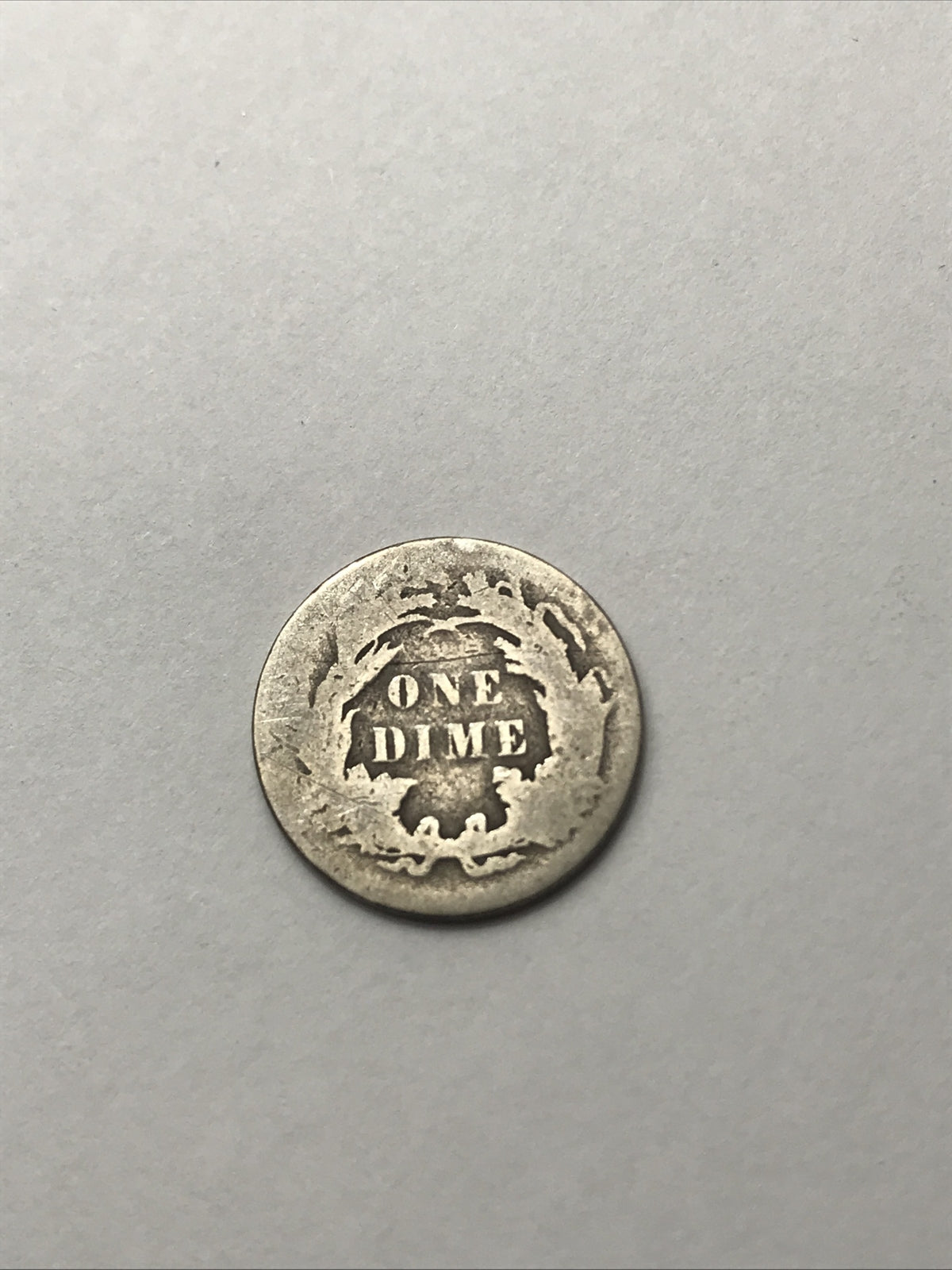 1890 Seated Liberty Dime Silver 90% Coin #UL67