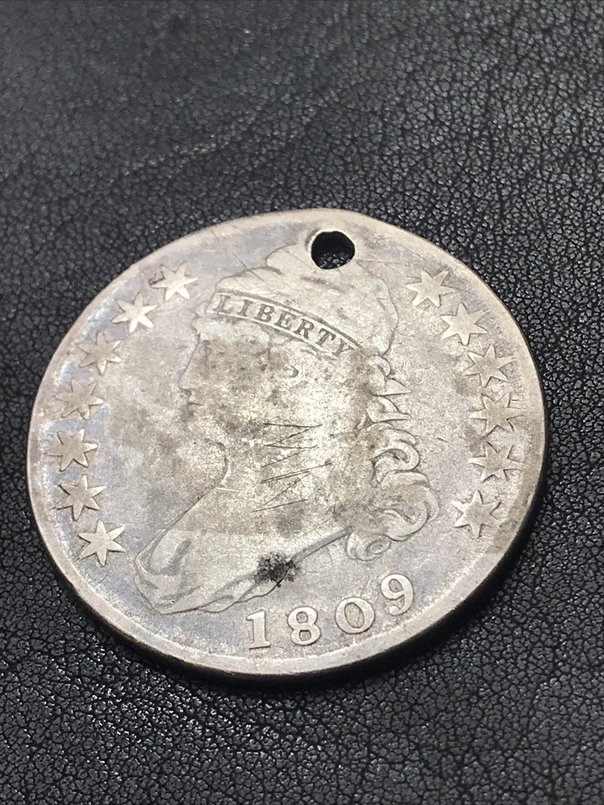 1809 Capped Bust Half Dollar 50C Silver Coin O-115A R-2 Very Rare Variety #PR103