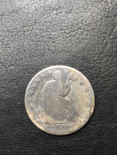 1854 Seated Liberty Half Dollar With Arrows #8654