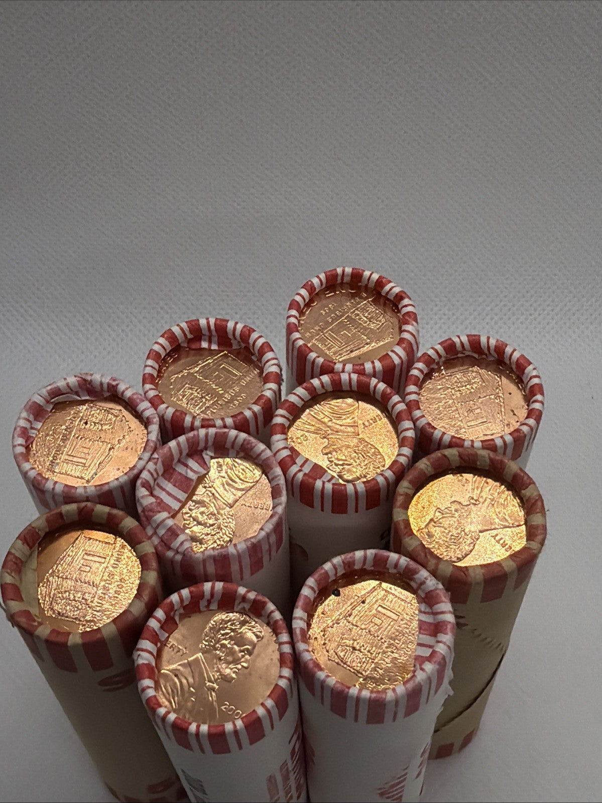 2009 P Log Cabin Ten Rolls See Description For Exact Info ESTATE SALE Unsearched