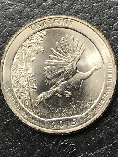 2015 P Kisatchie National Forest Double Die Obverse DDO Error UNC Quarter