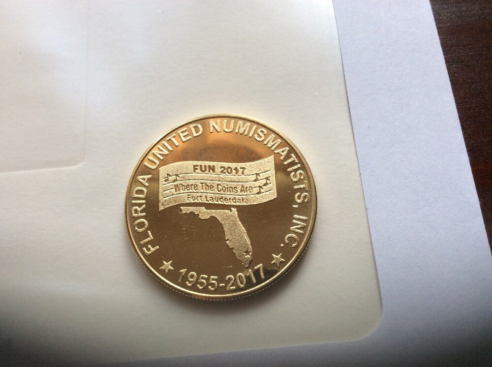 PRINT FLORIDA UNITED NUMISMATISTS Fort Lauderdale FL JAN. 2017 62nd Conv. +BONUS