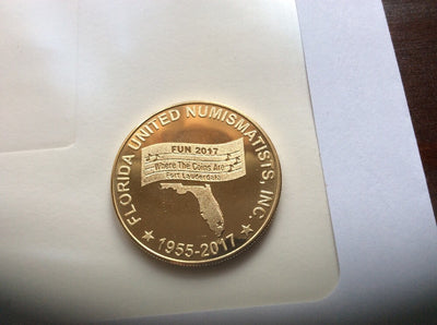 PRINT FLORIDA UNITED NUMISMATISTS Fort Lauderdale FL JAN. 2017 62nd Conv. +BONUS