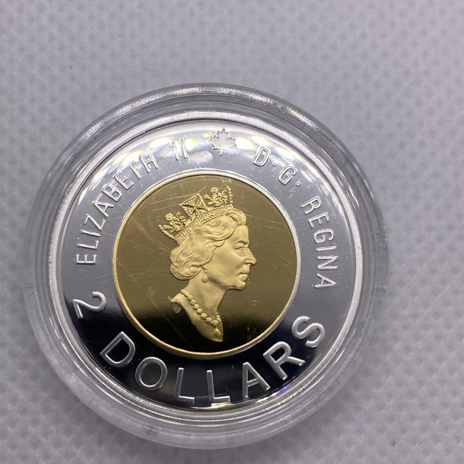 2000 Canada Rare Silver Proof Knowledge $2 Canadian Coin