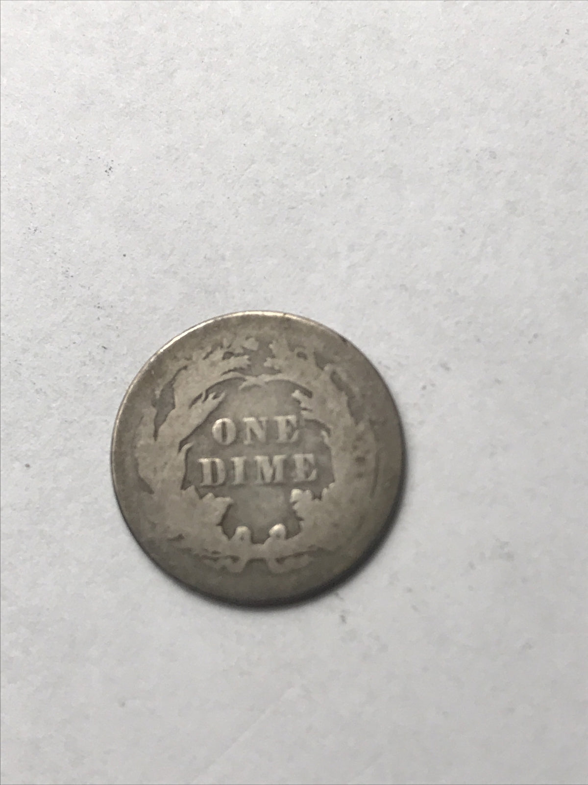 1891 Seated Liberty Dime 10C Silver Coin #GGG3461