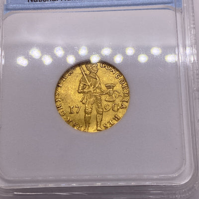 1790 Holland Netherlands Gold Ducat Rare Better Date Gold Coin