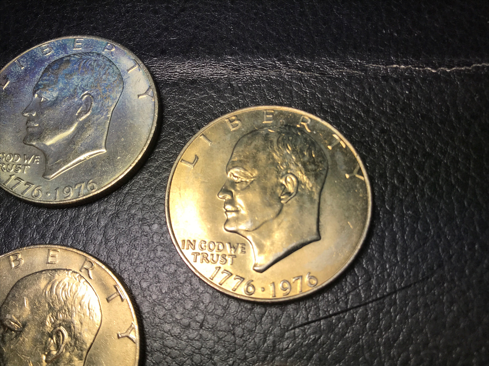 1976 P D Eisenhower Ike Seven $1 Dollars BU Toned Coins Type 1 - #IKE-7