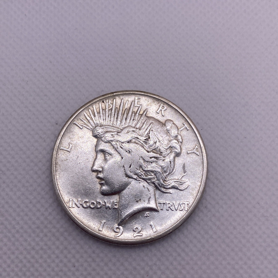 1921 Peace Silver Dollar $1 US Silver Peace Dollar Key Date Beauty RARE #8564-10