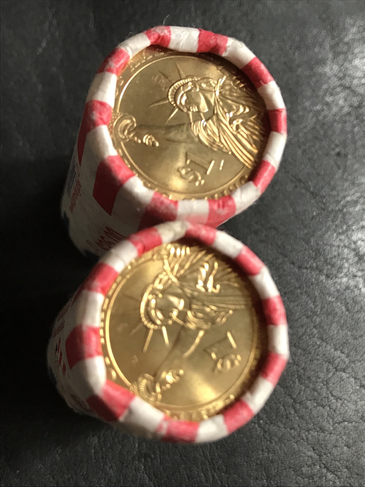 2009 William Henry Harrison Presidential $1 Rolls P & D US Mint Original Wrapped
