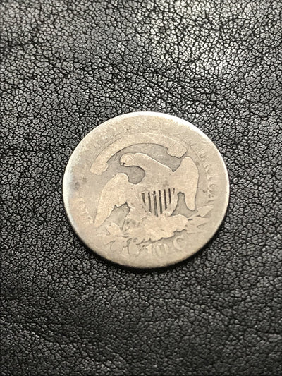 1827 10c Capped Bust Silver Dime JR-4 R-2 RARE #YU832