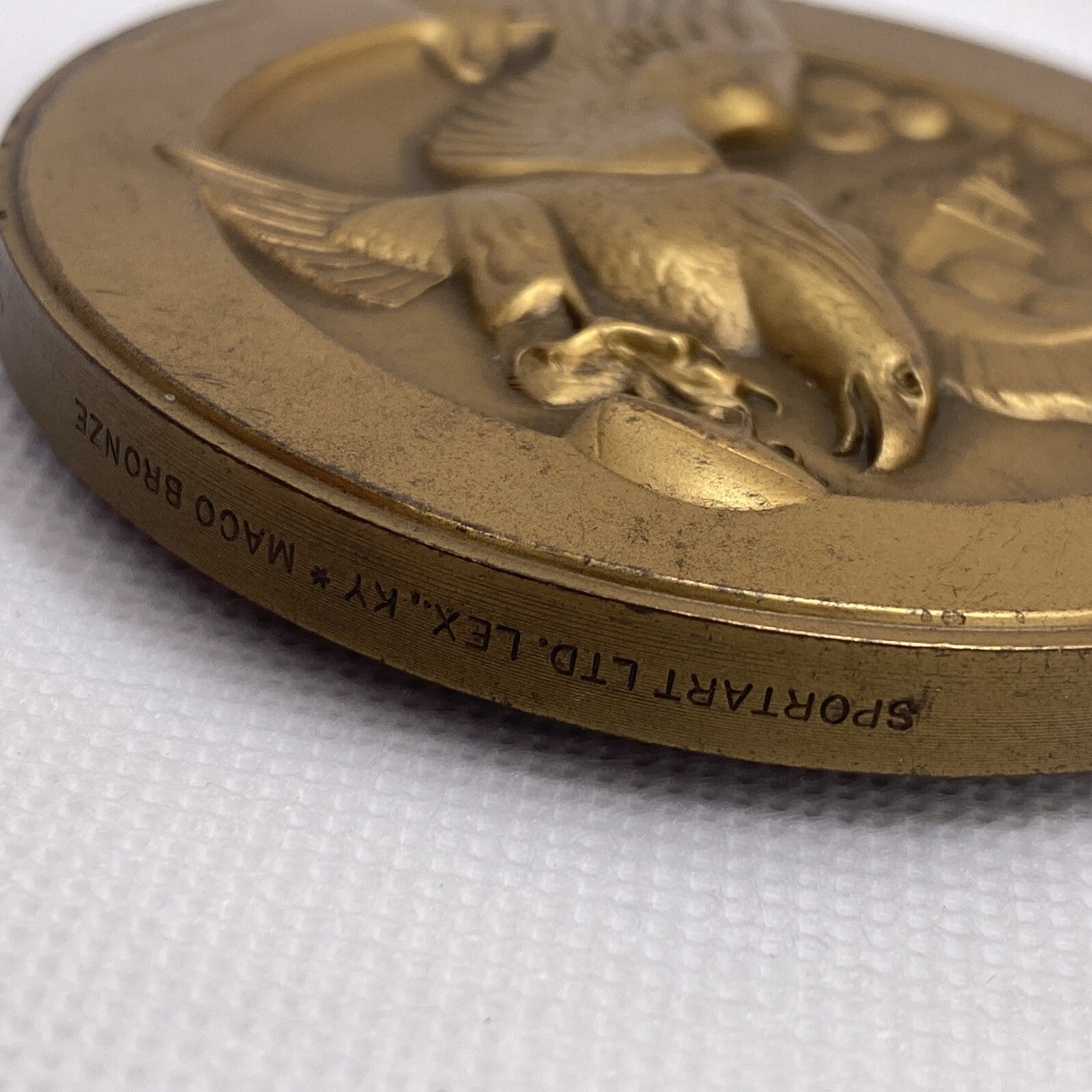 Philadelphia Eagles National Football League NFL Bronze Medallion Sport Art