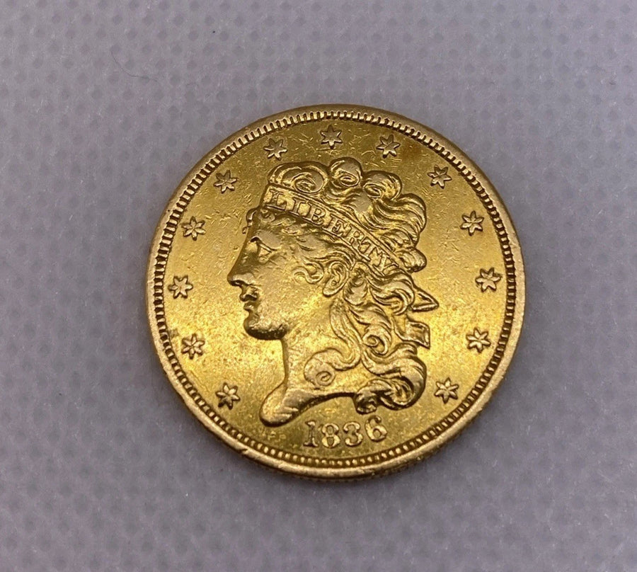 1836 $5 Gold Classic Head Half Eagle Great Looking Gold US Coin Beautiful #24561