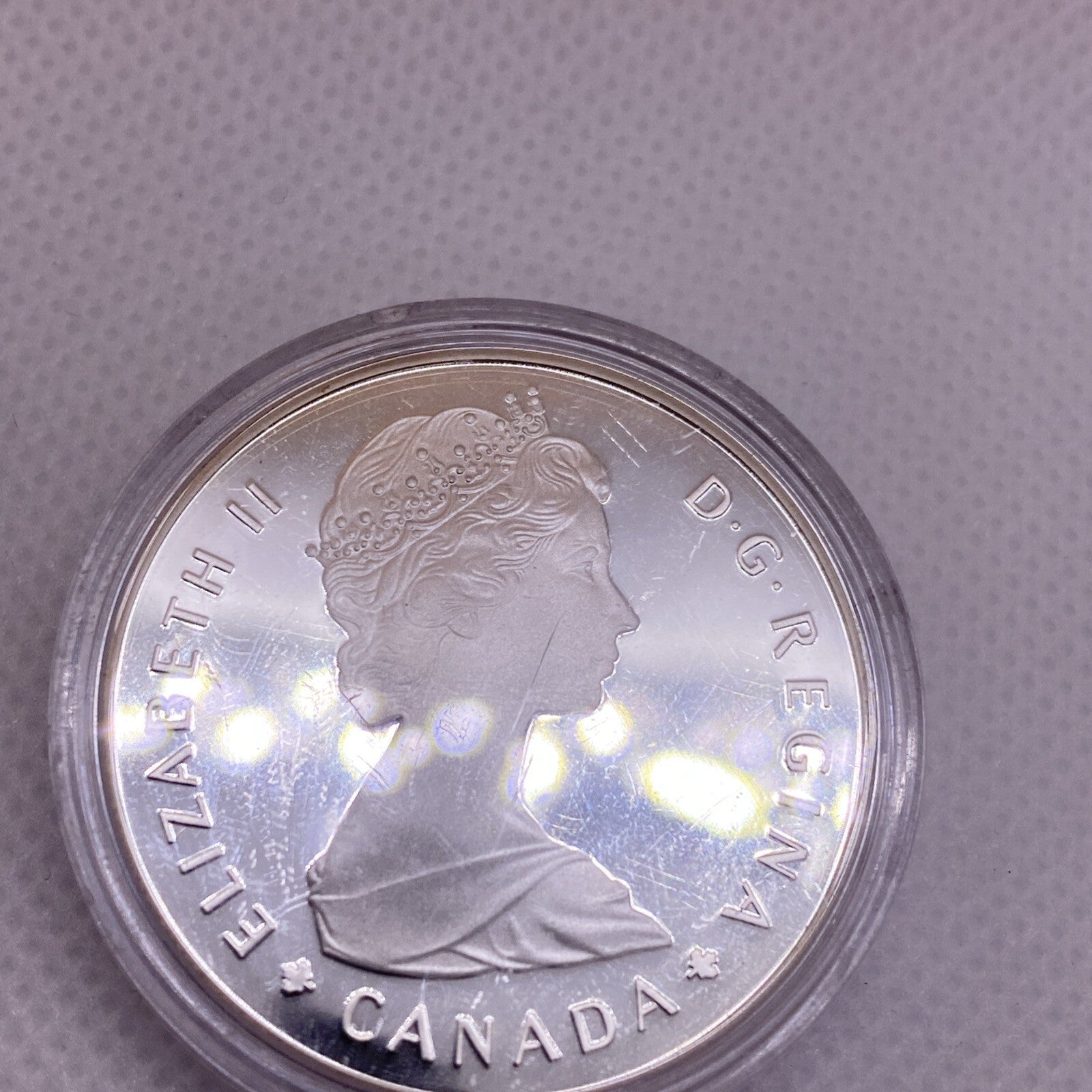 1985 Canada National Parks Proof Silver Dollar Coin #2879-10