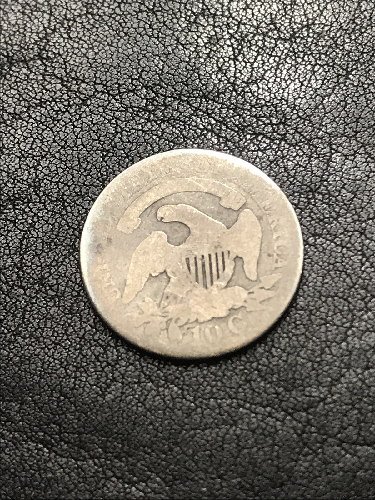 1827 10c Capped Bust Silver Dime JR-4 R-2 RARE #YU832