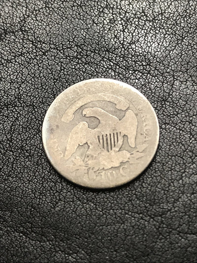 1827 10c Capped Bust Silver Dime JR-4 R-2 RARE #YU832