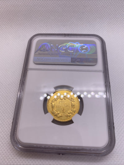 1855 Three Dollar Indian Gold Coin $3 NGC AU Details RARE