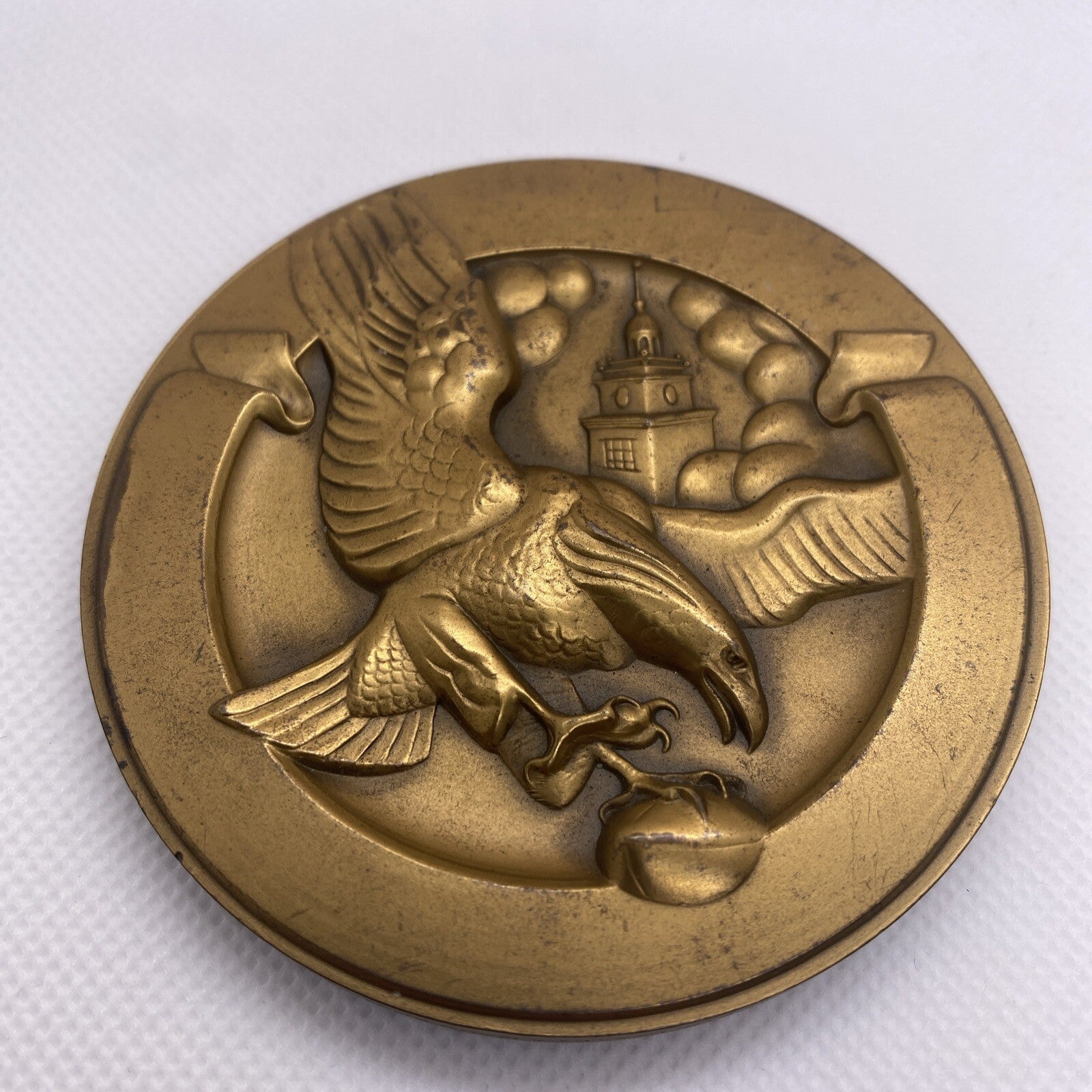 Philadelphia Eagles National Football League NFL Bronze Medallion Sport Art