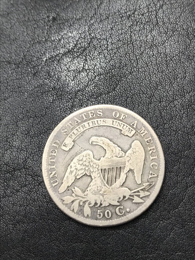 1834 Capped Bust Half Dollar O-111 R-1 Small Date Small Letters "Child's Head"