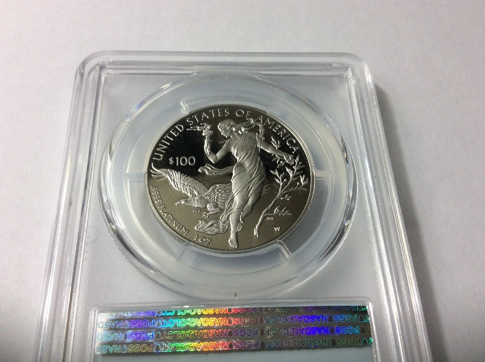 2016 W American Platinum Eagle Proof  1oz $100 PCGS PR69 DCAM  First Strike