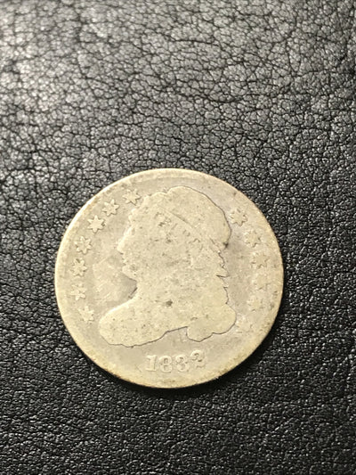 1832 CAPPED BUST DIME SILVER COIN #876