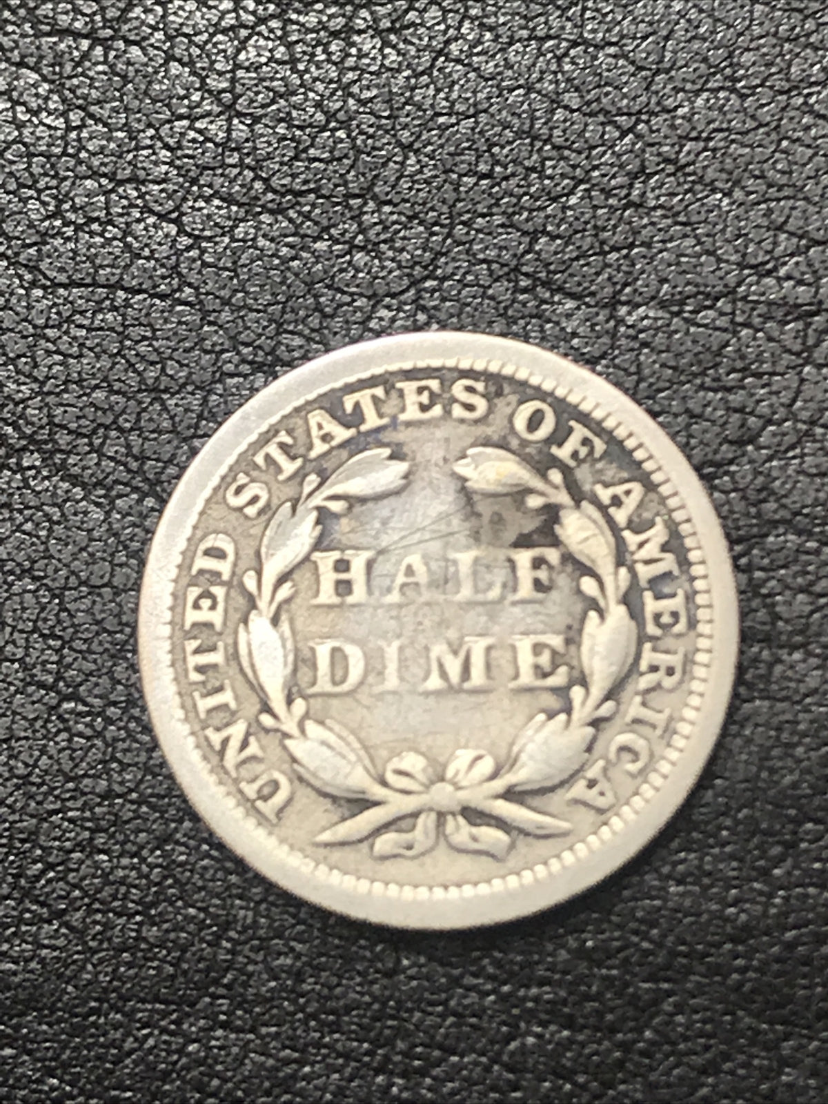 1858 Seated Liberty Half Dime H10 5C Silver Coin #56755