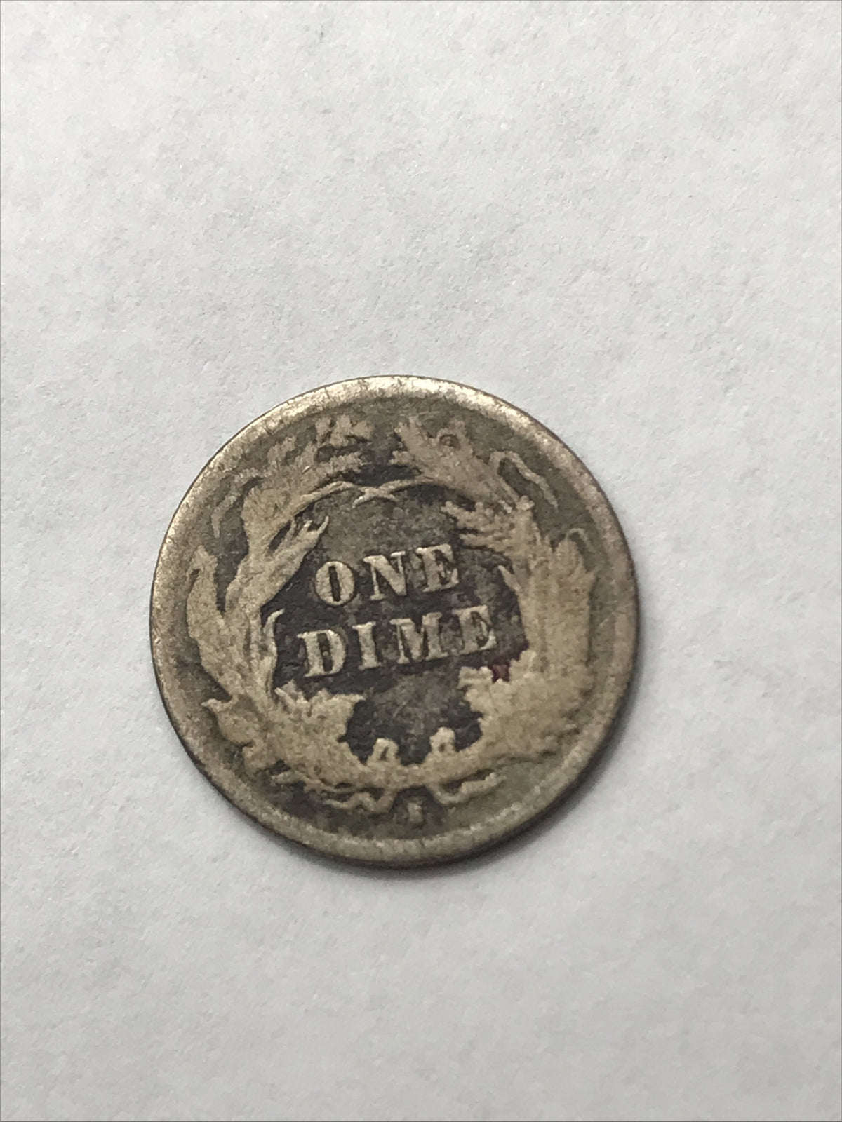 1889 S Seated Liberty Dime 10 Cents Silver Coin