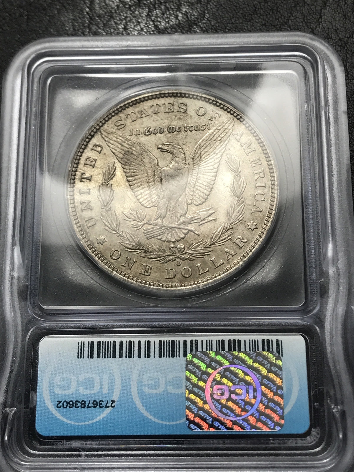 1887 O Morgan Dollar Silver $1 ICG AU53 Silver Coin #3602
