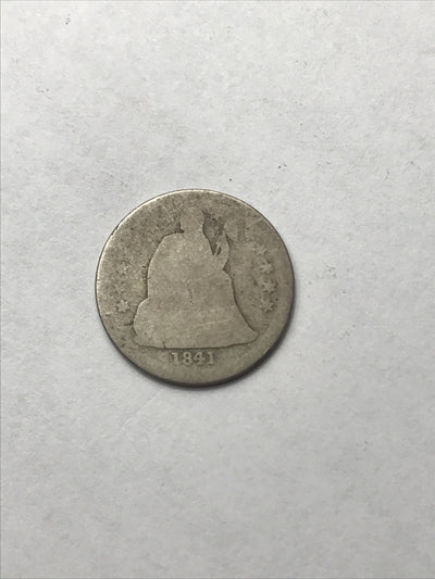 1841 Seated Liberty Silver Dime #LX654